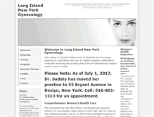 Tablet Screenshot of longislandnewyorkobgyn.com